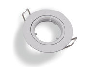 Embeded Rotatable  84mm Sloped Silver Shower Recessed Lighting Trim