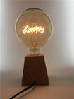 LVD Glass Letter Spiral G125 Decorative Filament Bulb