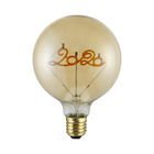 Round Spherical 630LM E27 2400K Edison G125 LED Filament Bulb