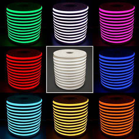 IP65 Colorful 70lm/W 7.5W/M Neon LED Strip Lights for room